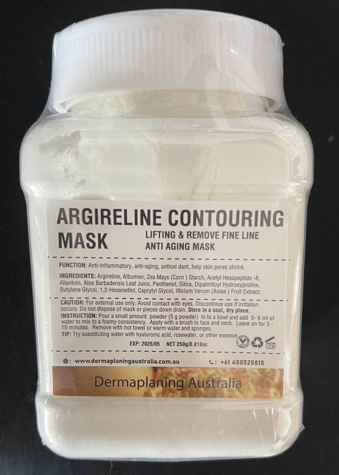Argrilene Crackle Contour Mask
