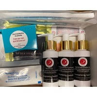 Professional Kit with protocol products and 25 assorted blades