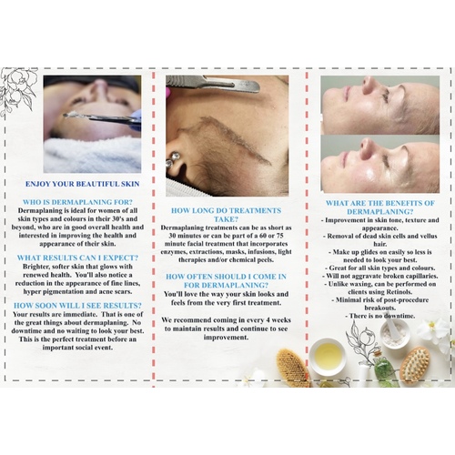 Dermaplaning Australia Clinic Brochure